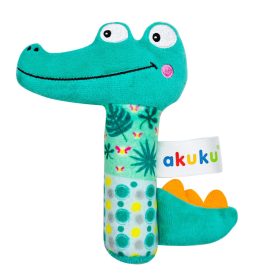 Puha plüss csörgő – Krokodil