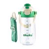 AKUKU 2in1 gyerek kulacs válpánttal 480 ml - zöld