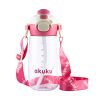 AKUKU 2in1 gyerek kulacs válpánttal 480 ml - pink
