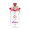 AKUKU 2in1 gyerek kulacs válpánttal 480 ml - pink