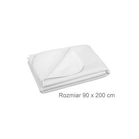 Vízálló frottír ágyvédő 90×200 cm – Fehér