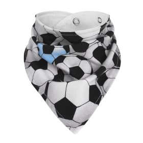 Baba bandana előke (1 db), patentos – Focis
